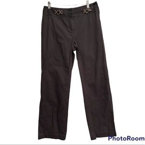 Elementz Pants in black with accent buckle size 10